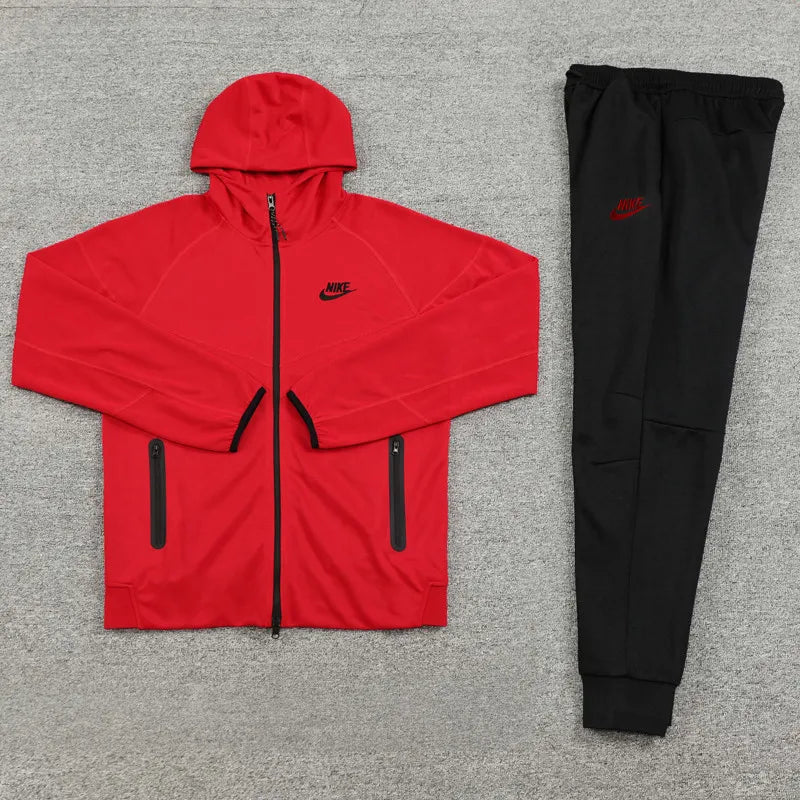 NK Red Hoodie Jacket 2024 Tracksuit