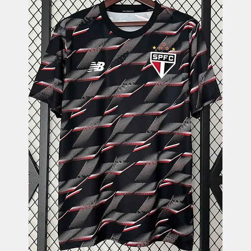 Sao Paulo Black Red 2024 Training shirts