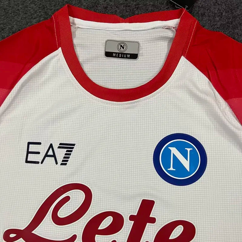 Napoli Red White 22-23 Jersey